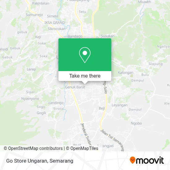 Go Store Ungaran map