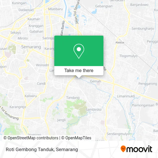 Roti Gembong Tanduk map