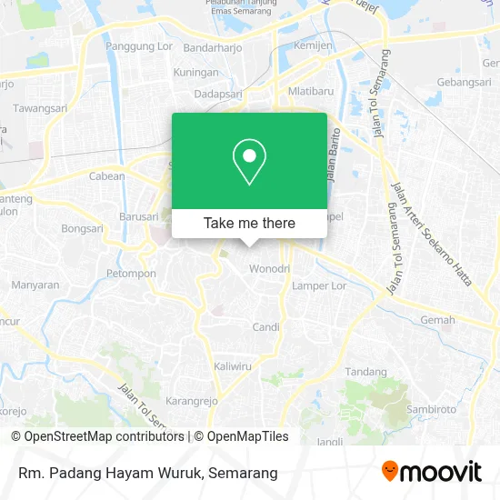Rm. Padang Hayam Wuruk map