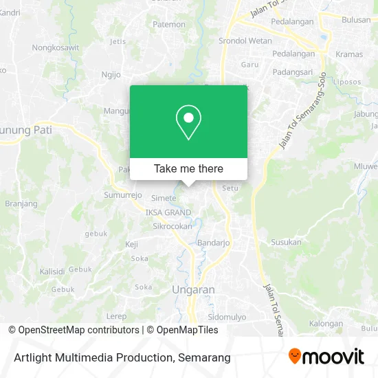 Artlight Multimedia Production map
