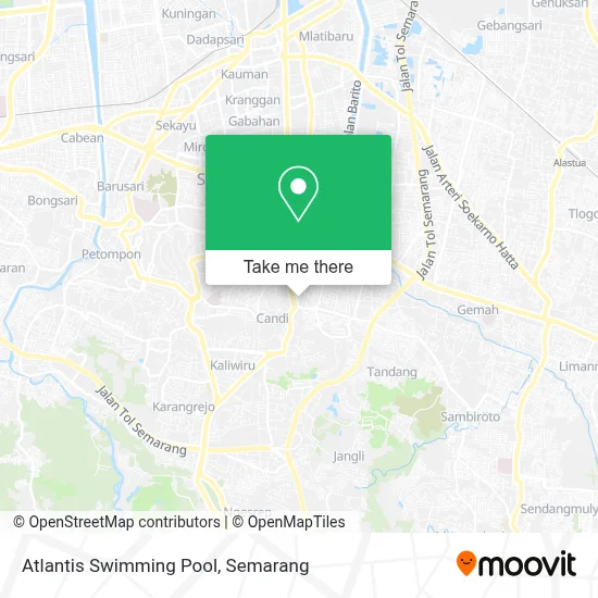 Atlantis Swimming Pool map