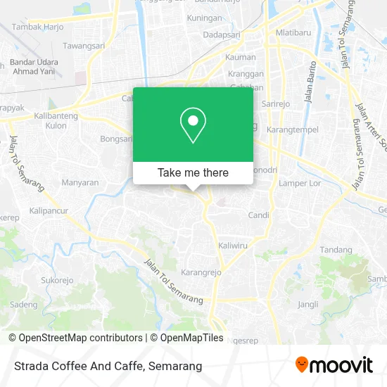 Strada Coffee And Caffe map