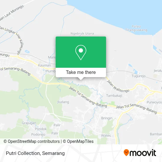 Putri Collection map