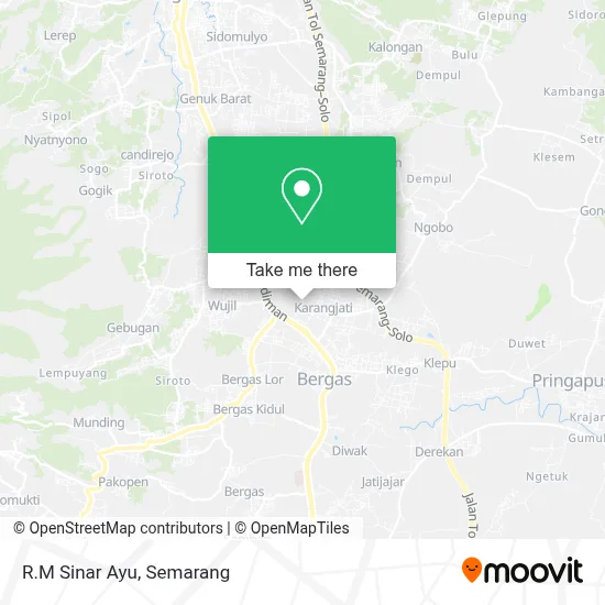 R.M Sinar Ayu map