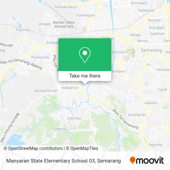 Manyaran State Elementary School 03 map