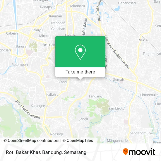 Roti Bakar Khas Bandung map