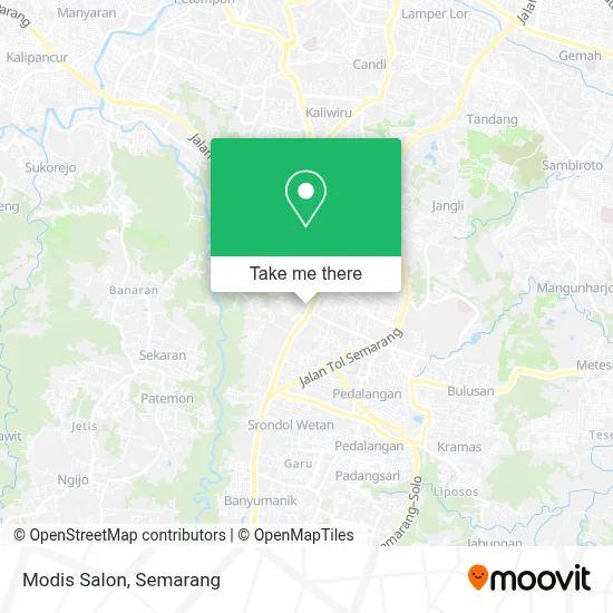 Modis Salon map