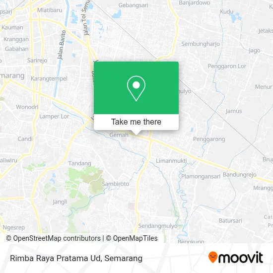 Rimba Raya Pratama Ud map