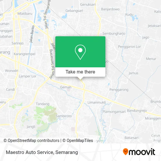 Maestro Auto Service map