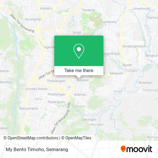 My Bento Timoho map