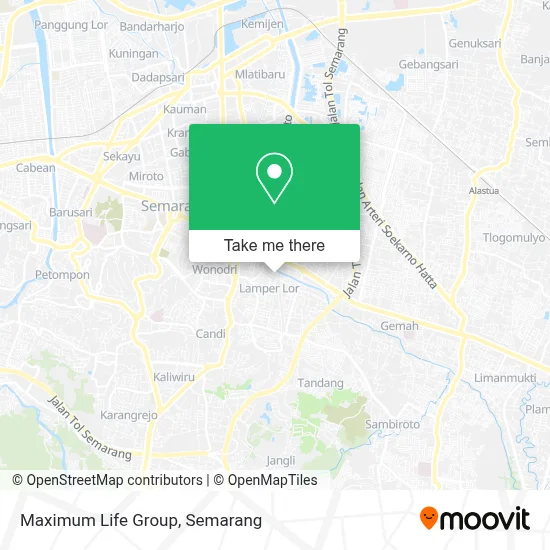 Maximum Life Group map
