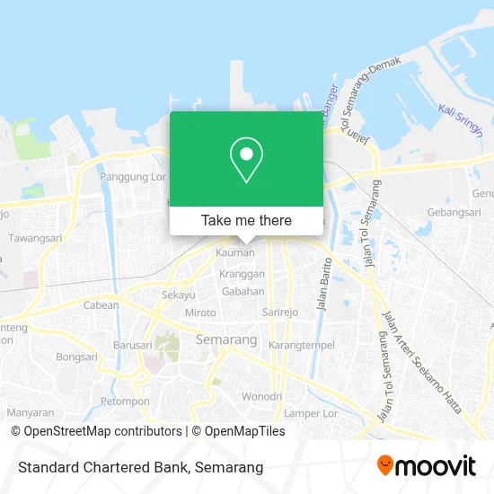 Standard Chartered Bank map