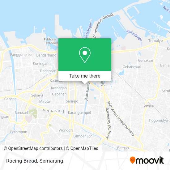 Racing Bread map