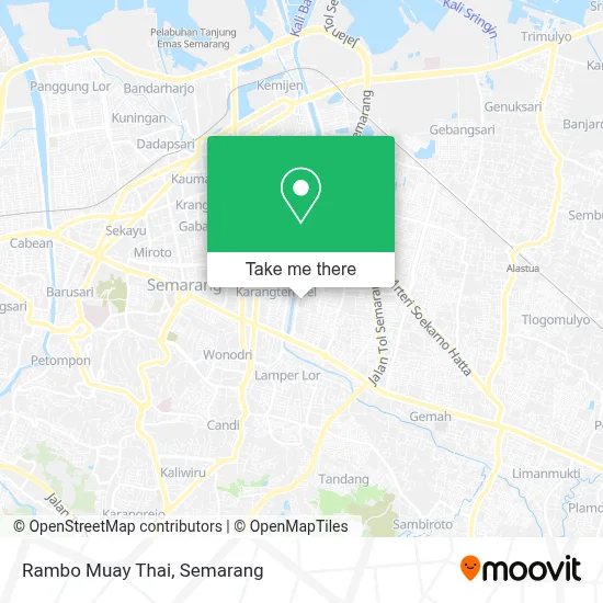 Rambo Muay Thai map