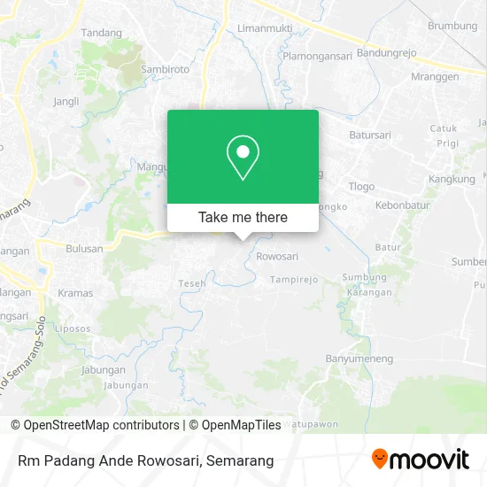 Rm Padang Ande Rowosari map