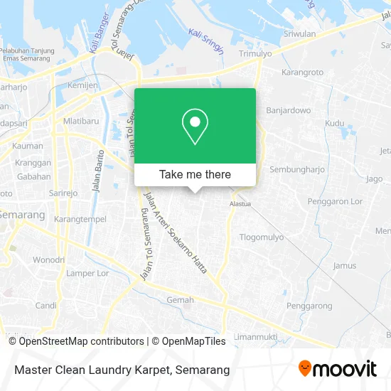 Master Clean Laundry Karpet map
