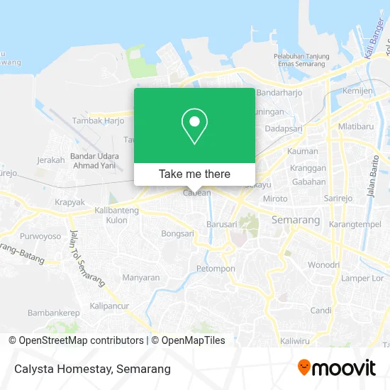 Calysta Homestay map