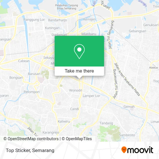 Top Sticker map