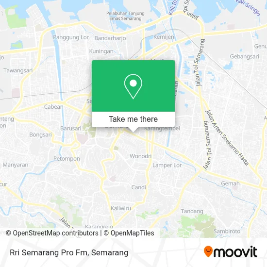 Rri Semarang Pro Fm map
