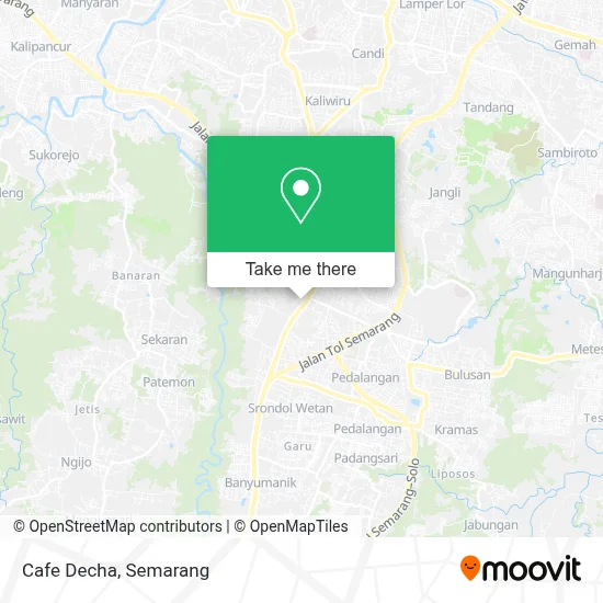 Cafe Decha map