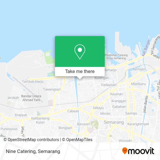 Nine Catering map