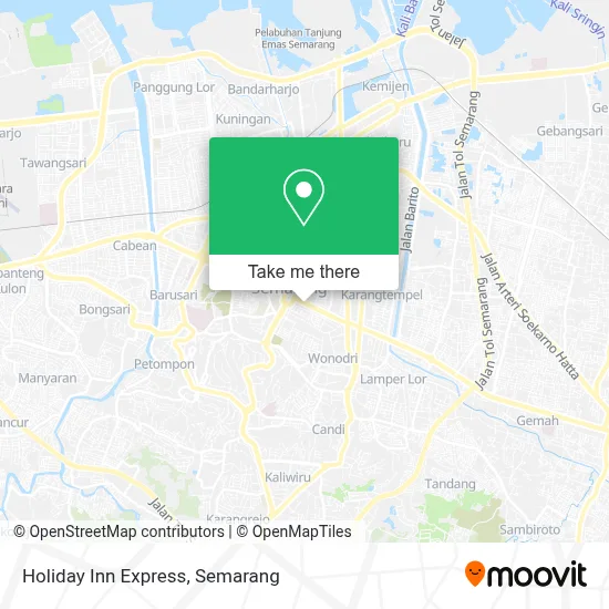 Holiday Inn Express map