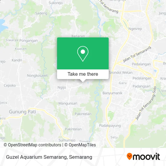 Guzel Aquarium Semarang map