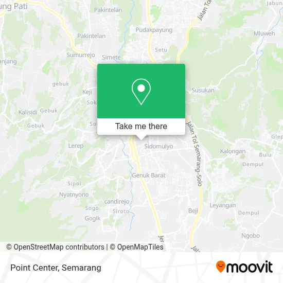 Point Center map