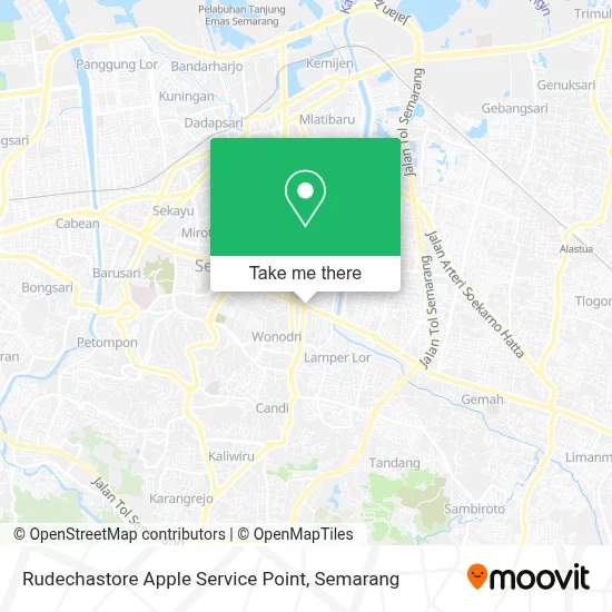 Rudechastore Apple Service Point map