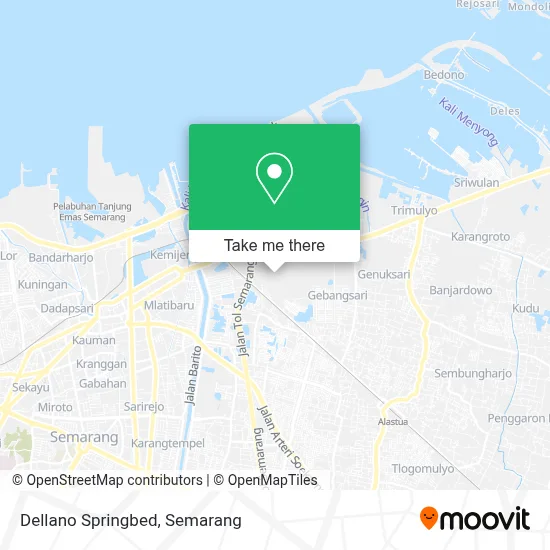Dellano Springbed map