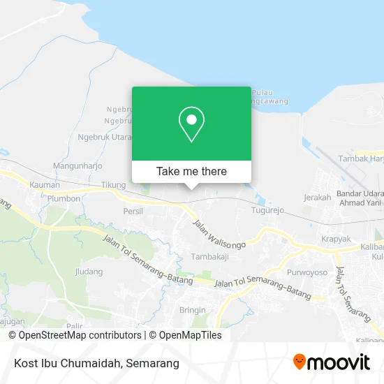 Kost Ibu Chumaidah map