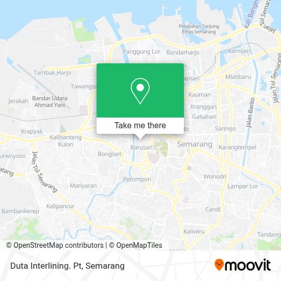 Duta Interlining. Pt map