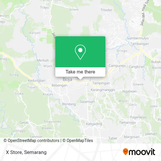 X Store map
