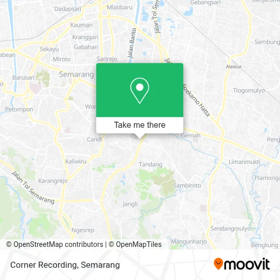 Corner Recording map