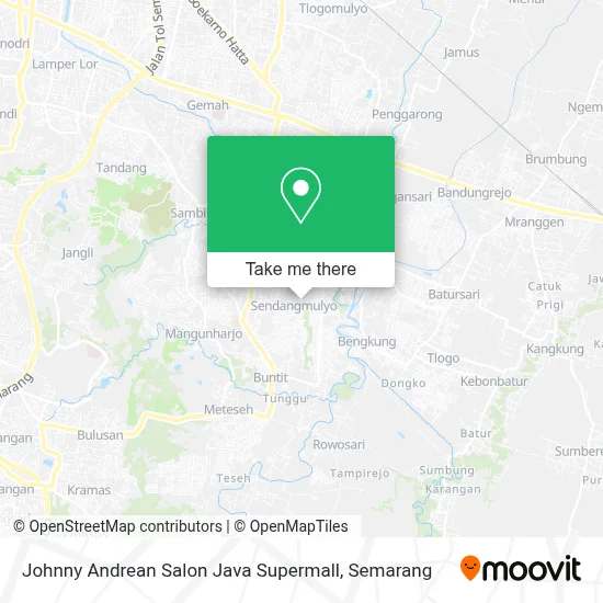 Johnny Andrean Salon Java Supermall map