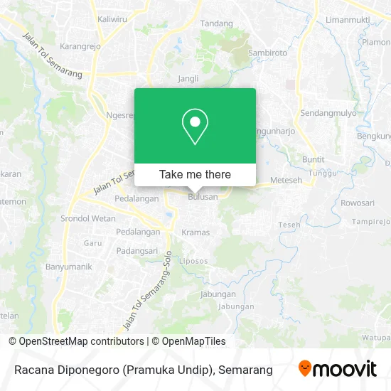 Racana Diponegoro (Pramuka Undip) map