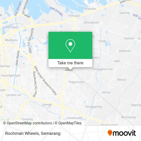 Rochman Wheels map