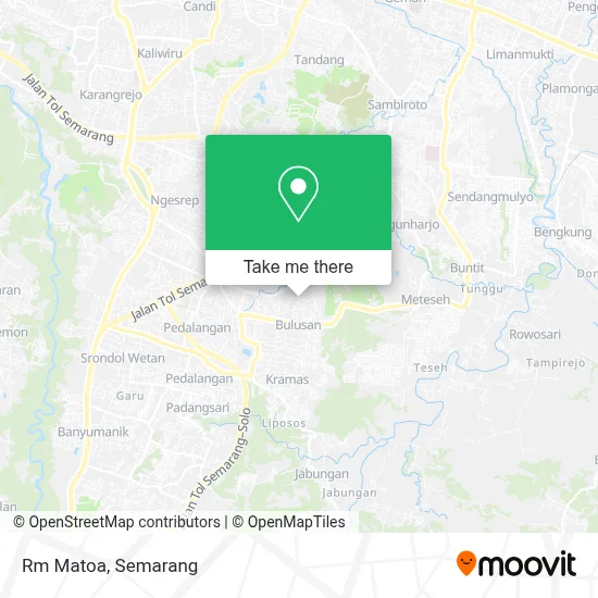 Rm Matoa map