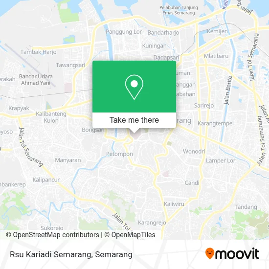 Rsu Kariadi Semarang map