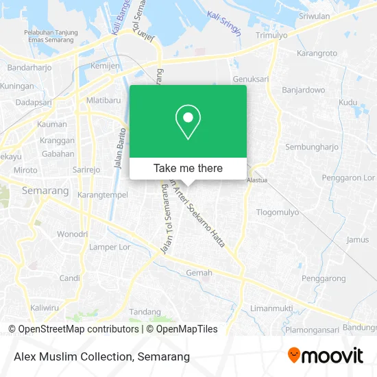Alex Muslim Collection map