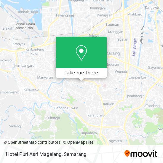 Hotel Puri Asri Magelang map