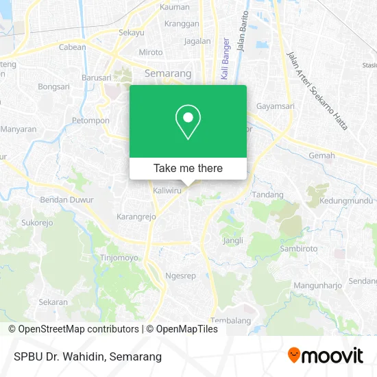 SPBU Dr. Wahidin map