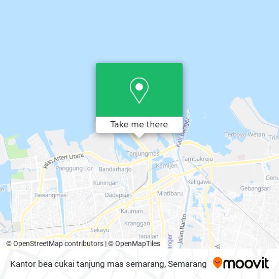 Kantor bea cukai tanjung mas semarang map