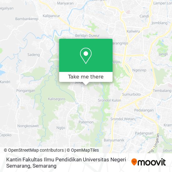 Kantin Fakultas Ilmu Pendidikan Universitas Negeri Semarang map