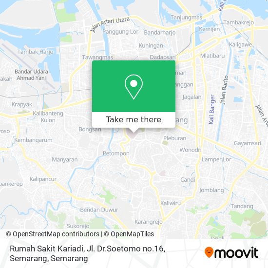 Rumah Sakit Kariadi, Jl. Dr.Soetomo no.16, Semarang map