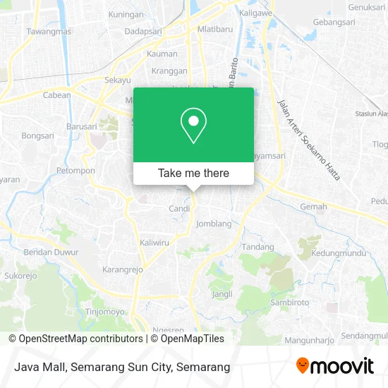 Java Mall, Semarang Sun City map