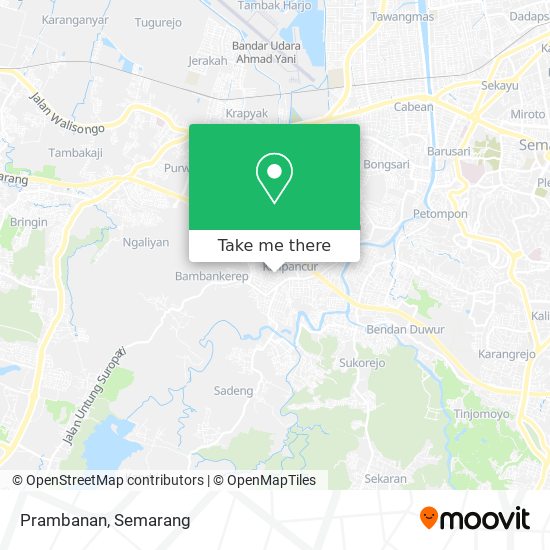 Prambanan map