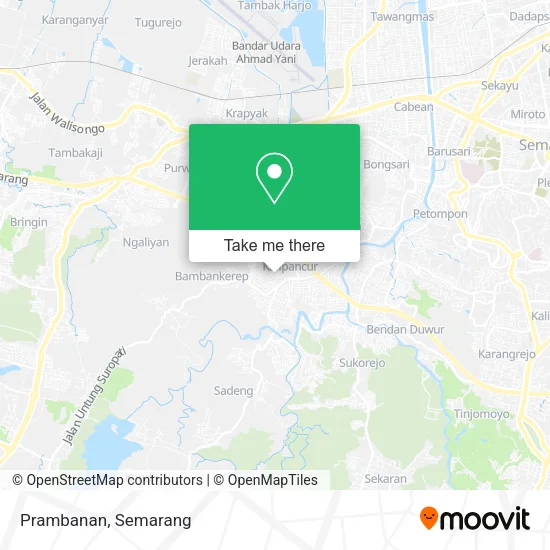 Prambanan map