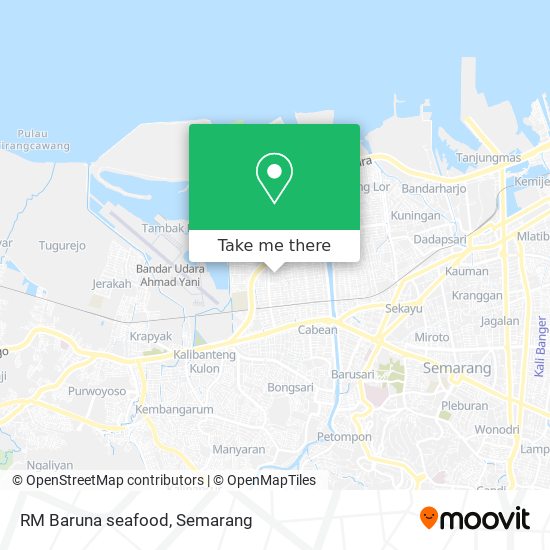 RM Baruna seafood map