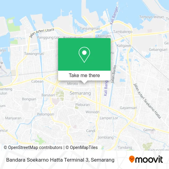 Bandara Soekarno Hatta Terminal 3 map